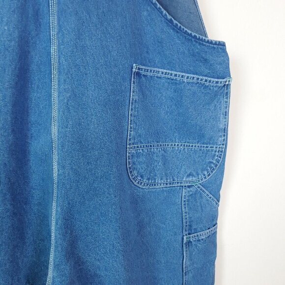 Men's Blue Denim Overalls - Picture 9 of 12
